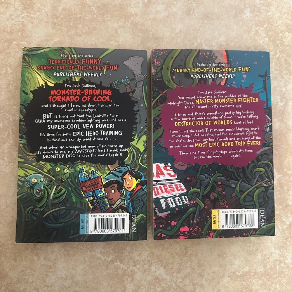 Last Kids on Earth Books Max Brallier Midnight Blade Skeleton Road Lot of 2